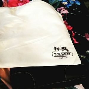 Coach purse and dust bag